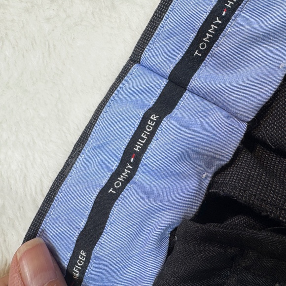 Tommy Hilfiger Dress Pants Mens Size 32x32 Gray Straight Leg Business Pockets - Picture 2 of 8